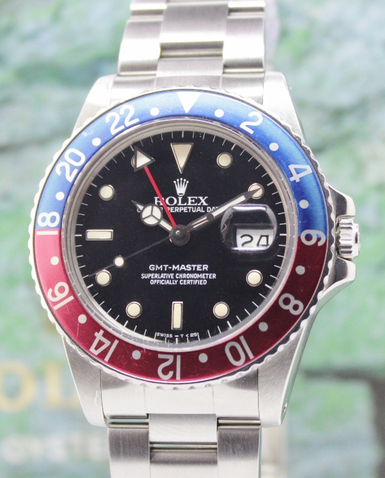 (image for) A ROLEX VINTAGE OYSTER PERPETUAL DATE / GMT-MASTER - 16750